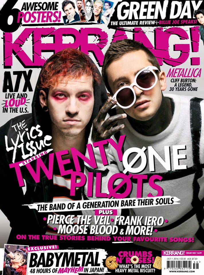 21 Pilots Kerrang Cover